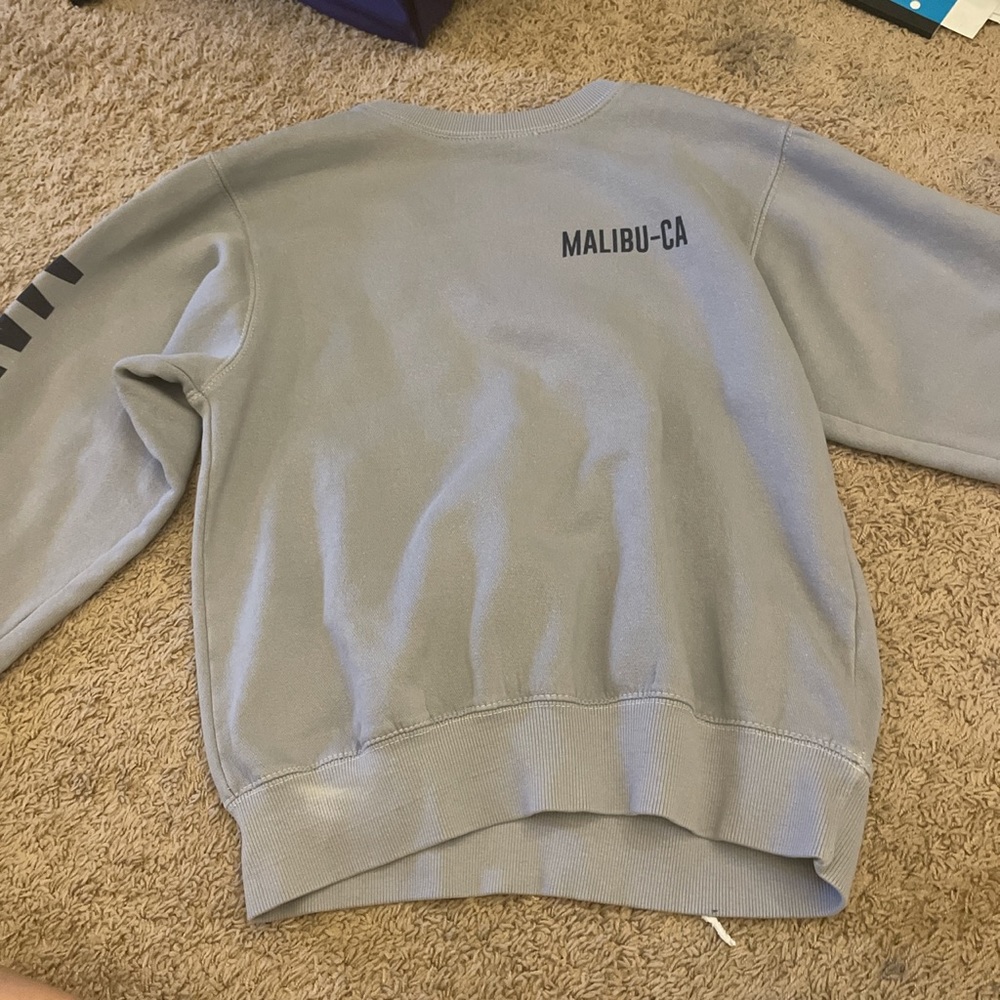 brandy melville light blue crewneck